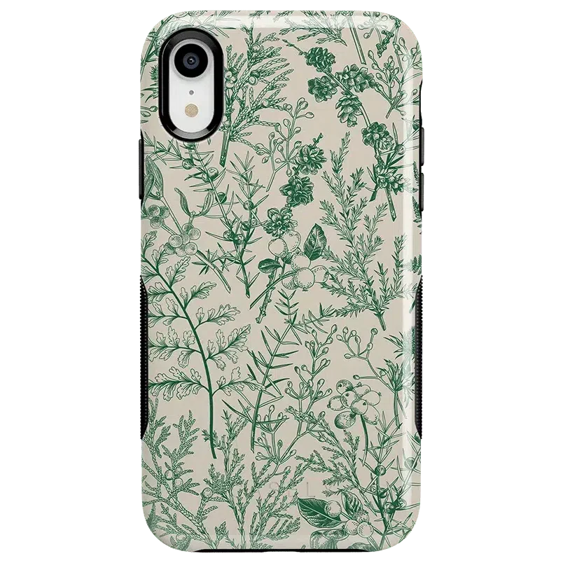 Sage Garden | Green Floral Case iPhone Case get.casely Bold iPhone XR 