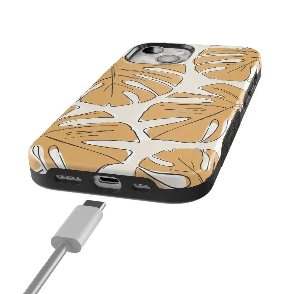 Island Time | Tropical Leaves Floral Case