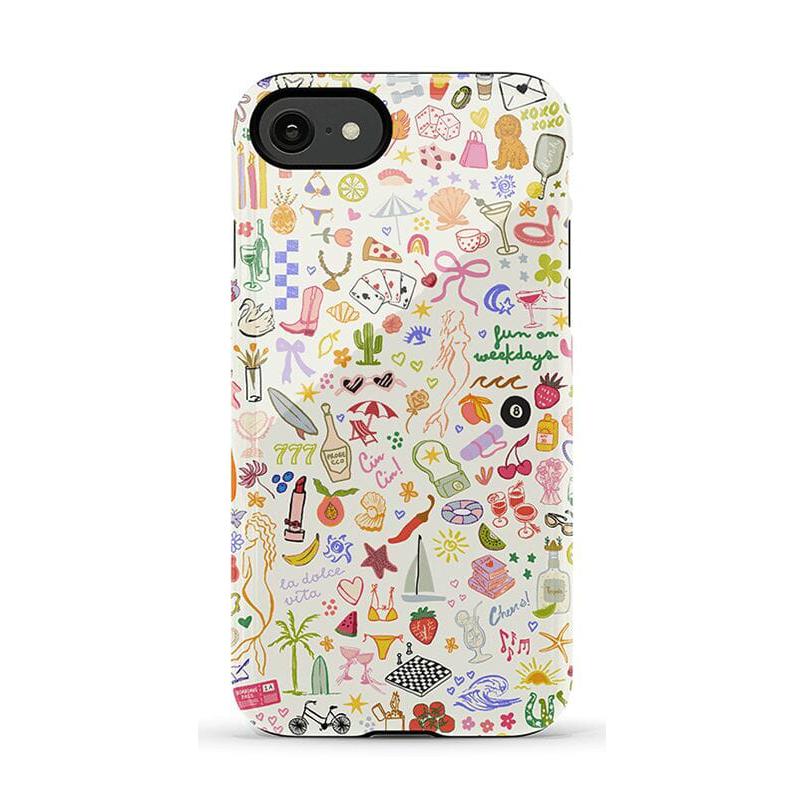 All the Fun Things | Fun on Weekdays Case iPhone Case get.casely Essential iPhone SE (2020 & 2022)