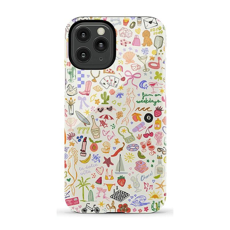 All the Fun Things | Fun on Weekdays Case iPhone Case get.casely Essential iPhone 11 Pro