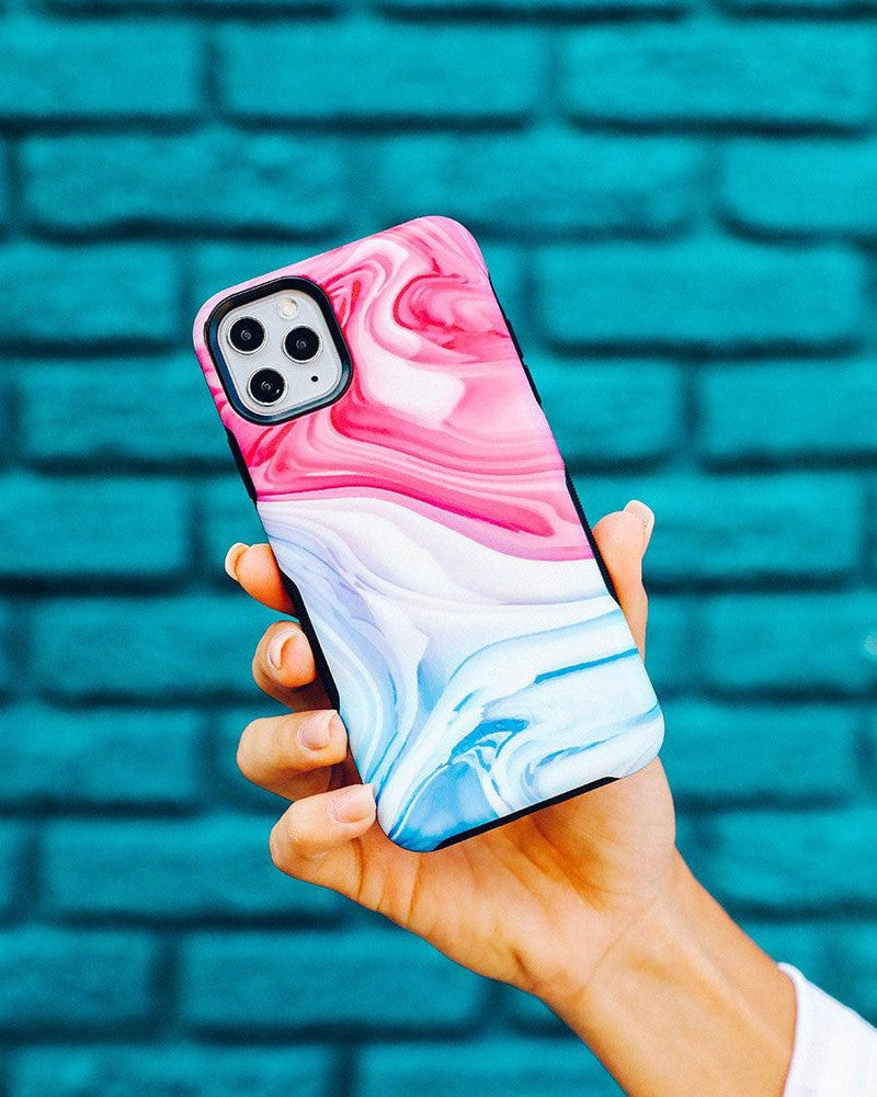Land & Sea | Marble Swirl iPhone Case