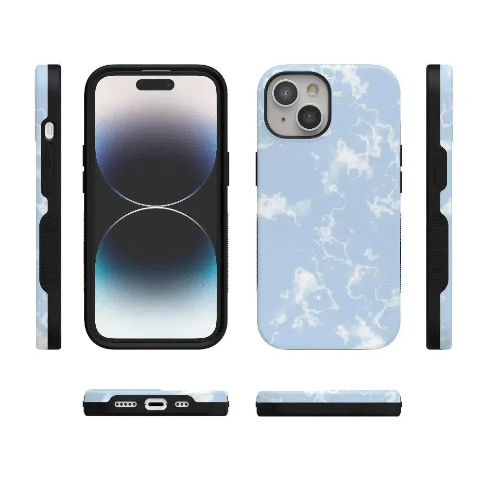 Light Blue Skies | Marble Clouds Case