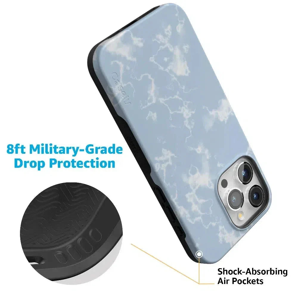 Light Blue Skies | Marble Clouds Case