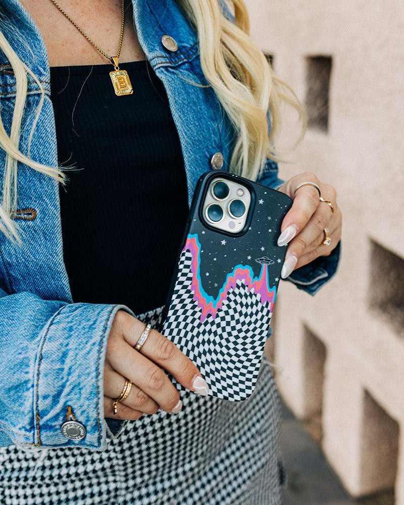 Long Strange Drip | Checkered Space Case