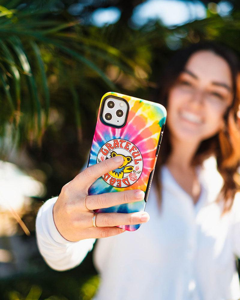 On Tour | Grateful Dead Tie Dye Sticker Case