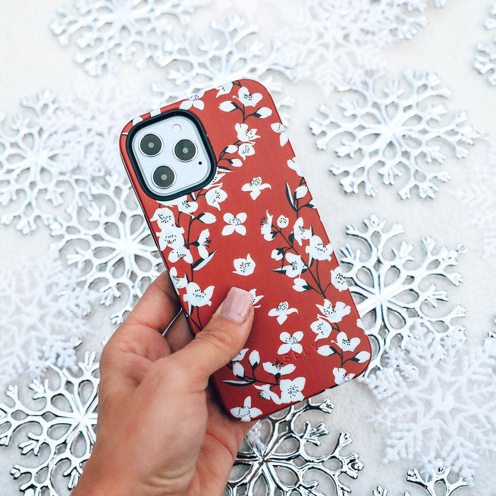 Floral Forest | Red Cherry Blossom Floral Case