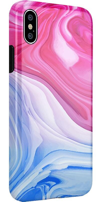 Land & Sea | Marble Swirl iPhone Case
