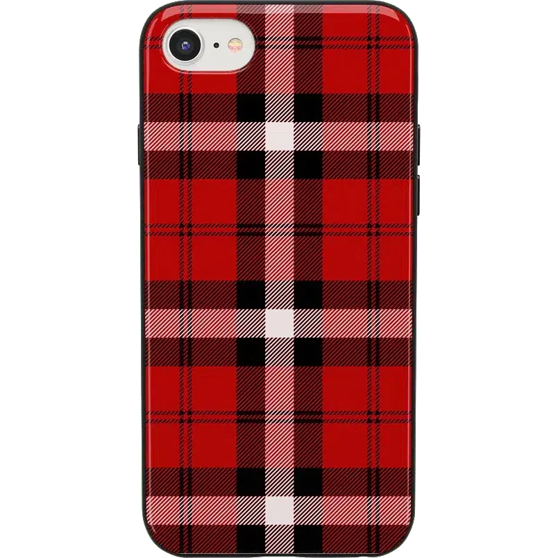 As if! | Red Plaid iPhone Case iPhone Case get.casely Classic iPhone 6/7/8