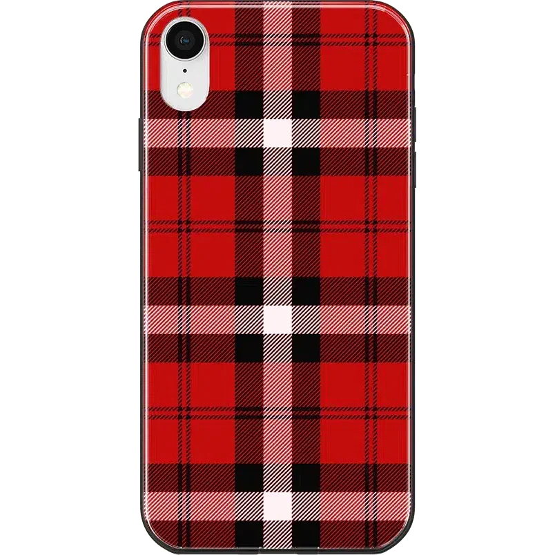 As if! | Red Plaid iPhone Case iPhone Case get.casely Classic iPhone X / XS 