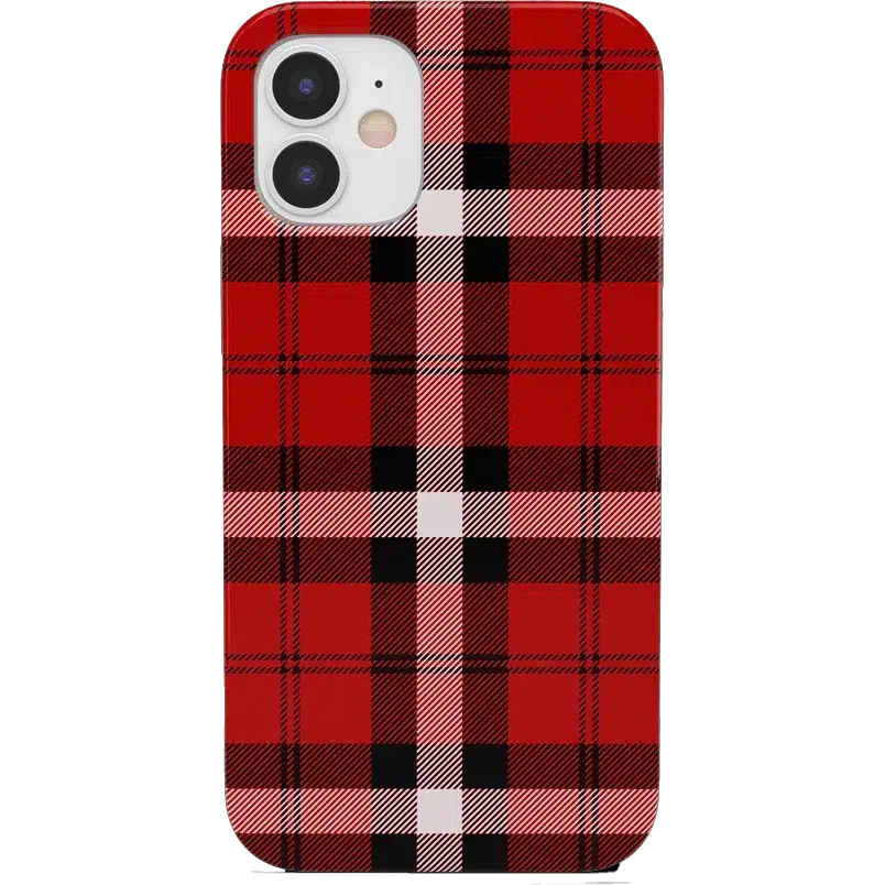 As if! | Red Plaid iPhone Case iPhone Case get.casely Classic iPhone 11