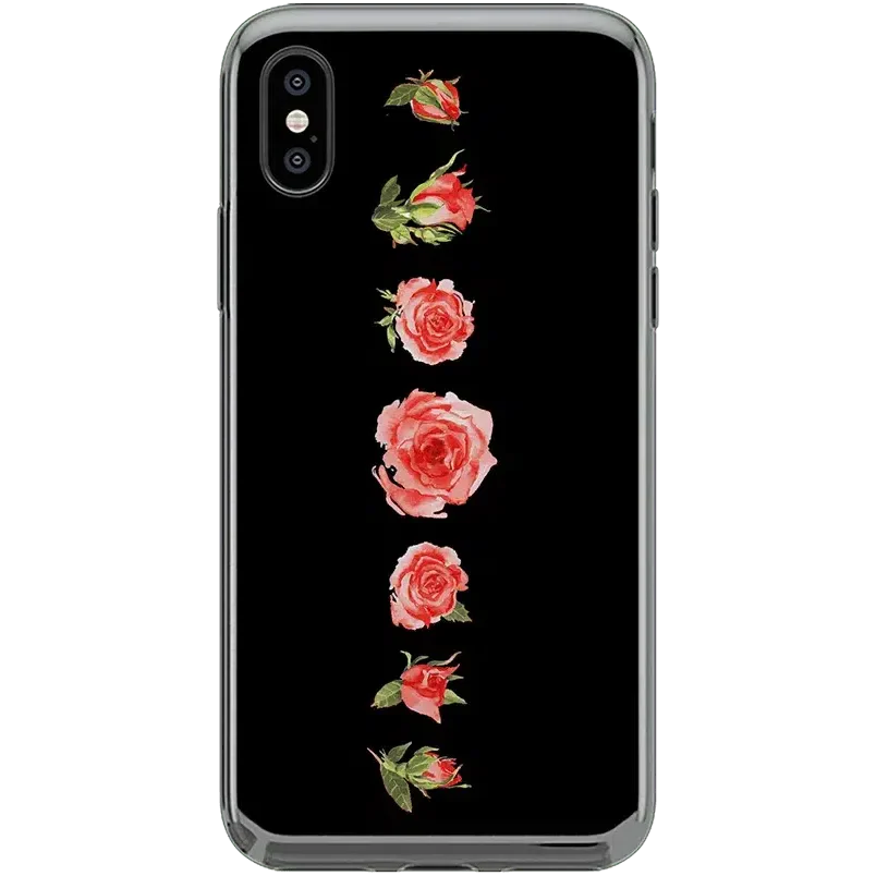 Accept the Rose | Blooming Red Rose Floral Case iPhone Case get.casely Classic iPhone X / XS 