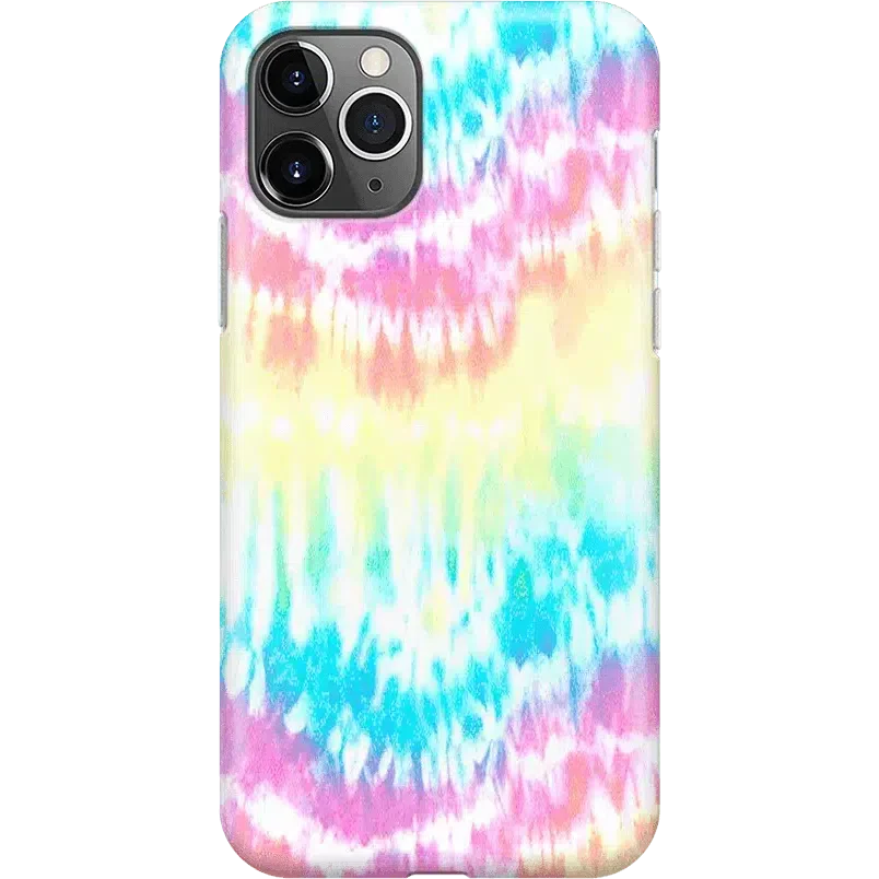 Wild & Free | Classic Rainbow Tie Dye iPhone Case iPhone Case get.casely Classic iPhone 11 Pro 