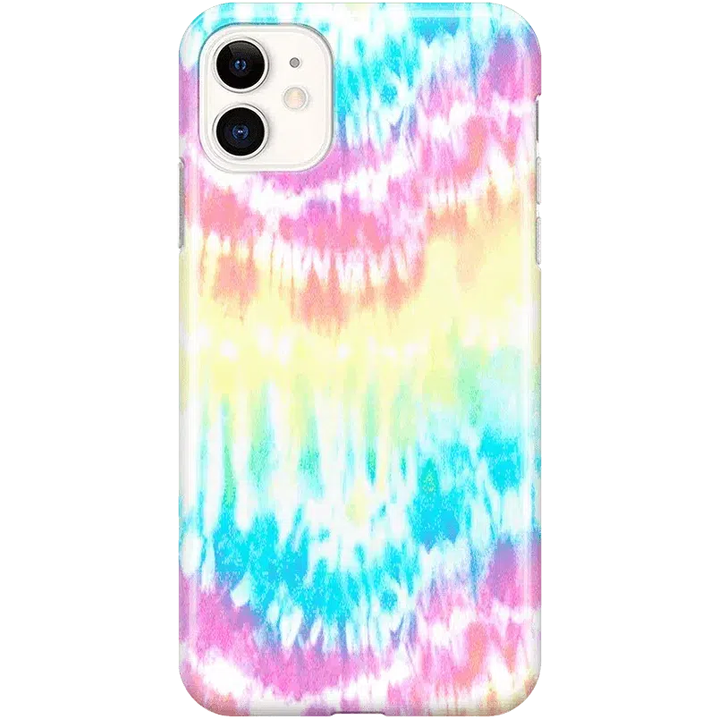 Wild & Free | Classic Rainbow Tie Dye iPhone Case iPhone Case get.casely Classic iPhone 11 