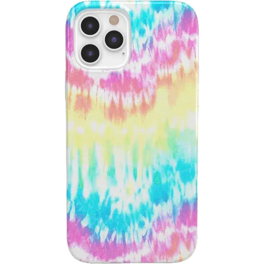 Wild & Free | Classic Rainbow Tie Dye iPhone Case iPhone Case get.casely Classic iPhone 12 Pro 