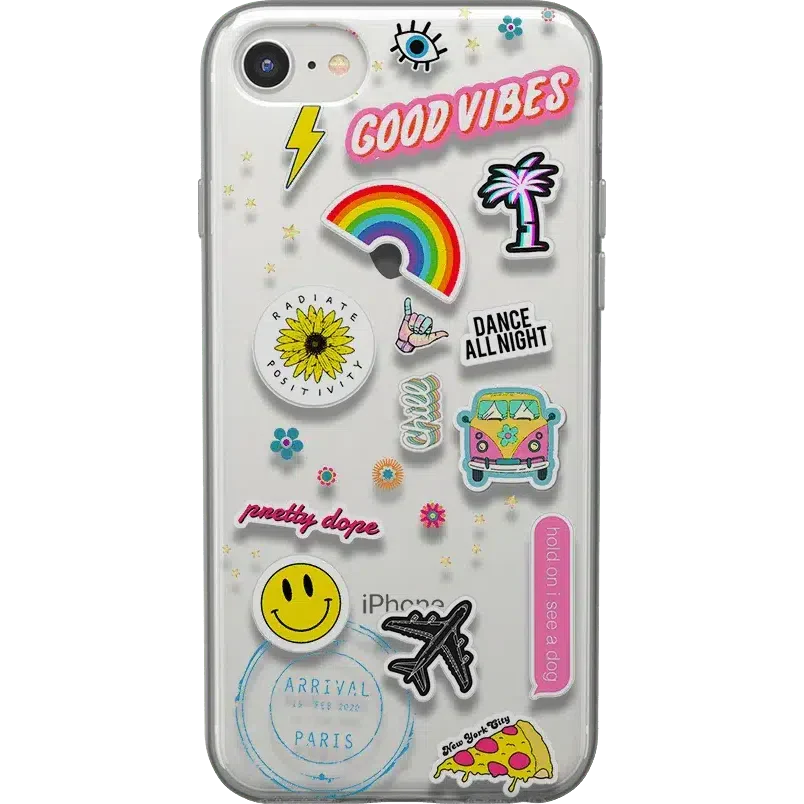 Stuck on U | Festival Sticker Floral Case iPhone Case get.casely Classic iPhone 6/7/8 