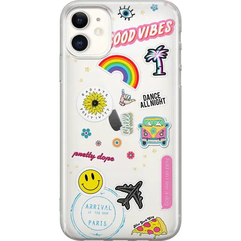 Stuck on U | Festival Sticker Floral Case iPhone Case get.casely Classic iPhone 11 
