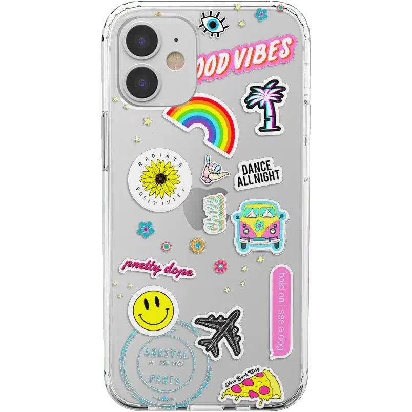 Stuck on U | Festival Sticker Floral Case iPhone Case get.casely Classic iPhone 12 Mini 