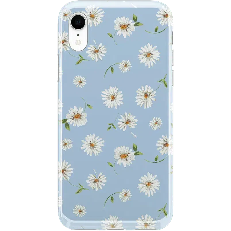 Daisy Daydream | Baby Blue Floral Case iPhone Case get.casely Classic iPhone XR 