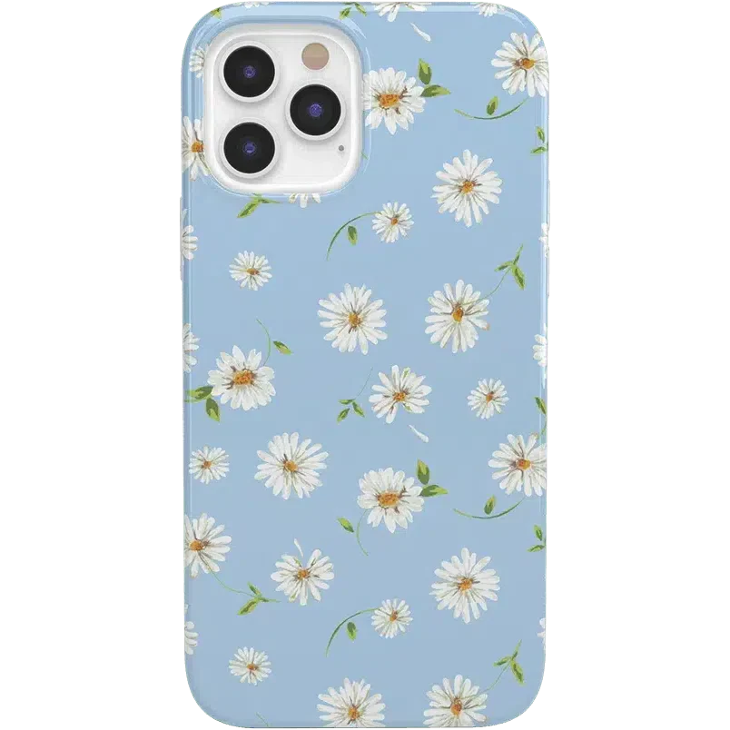 Daisy Daydream | Baby Blue Floral Case iPhone Case get.casely Classic iPhone 12 Pro