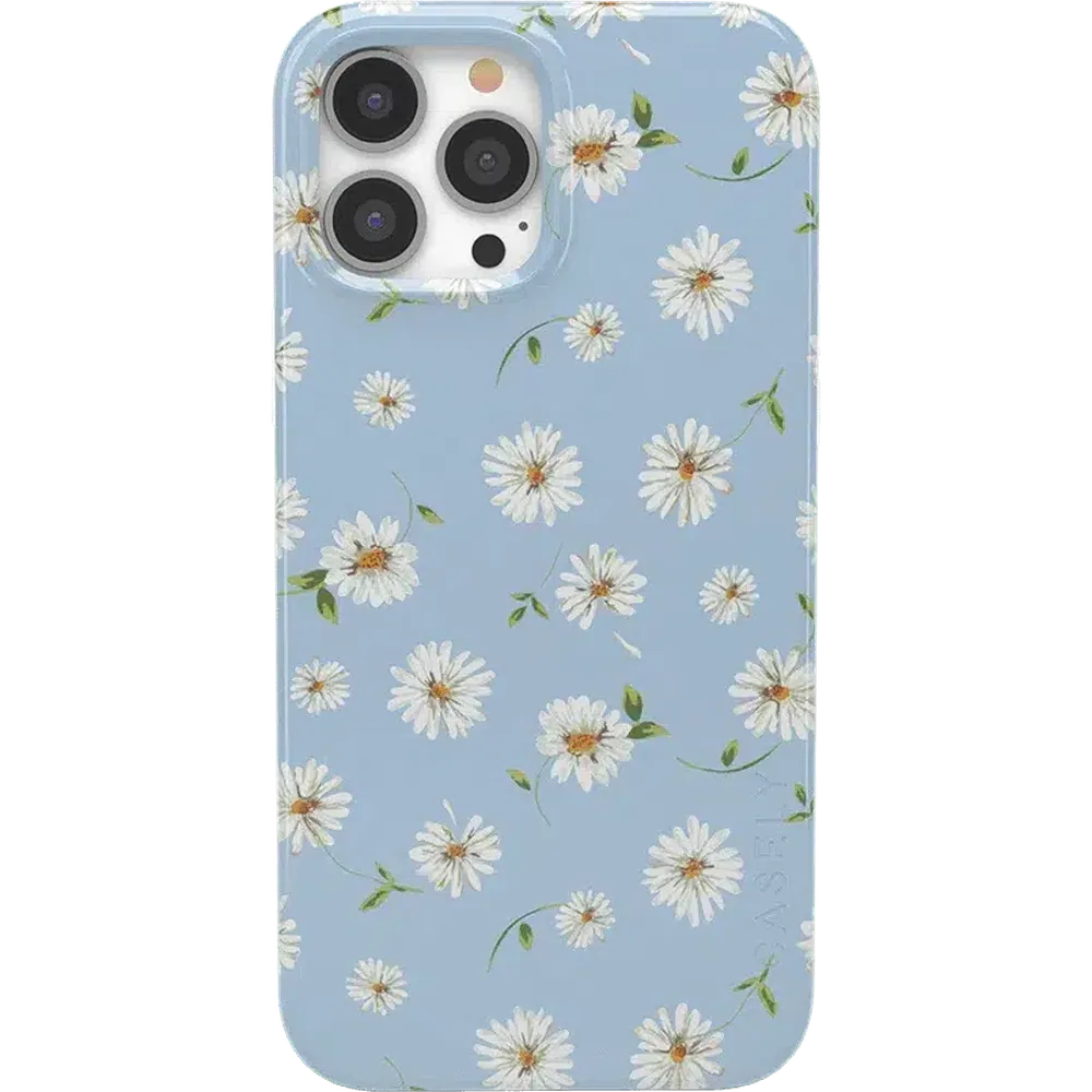 Daisy Daydream | Baby Blue Floral Case iPhone Case get.casely Classic + MagSafe® iPhone 13 Pro