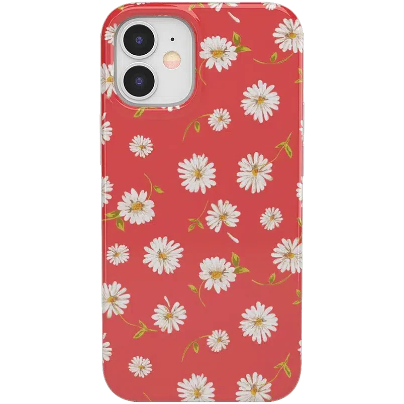 Daisy Daydream | Red Coral Floral Case