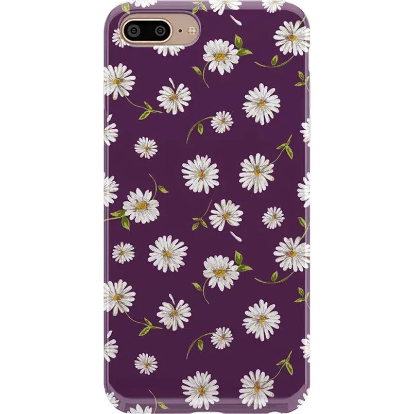 Daisy Daydream | Plum Purple Floral Case iPhone Case get.casely Classic iPhone 6/7/8 Plus 