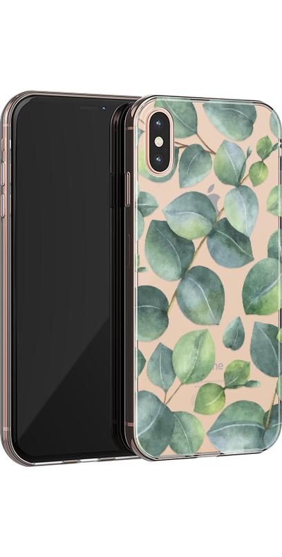 Leaf Me Alone | Green Floral Print Case