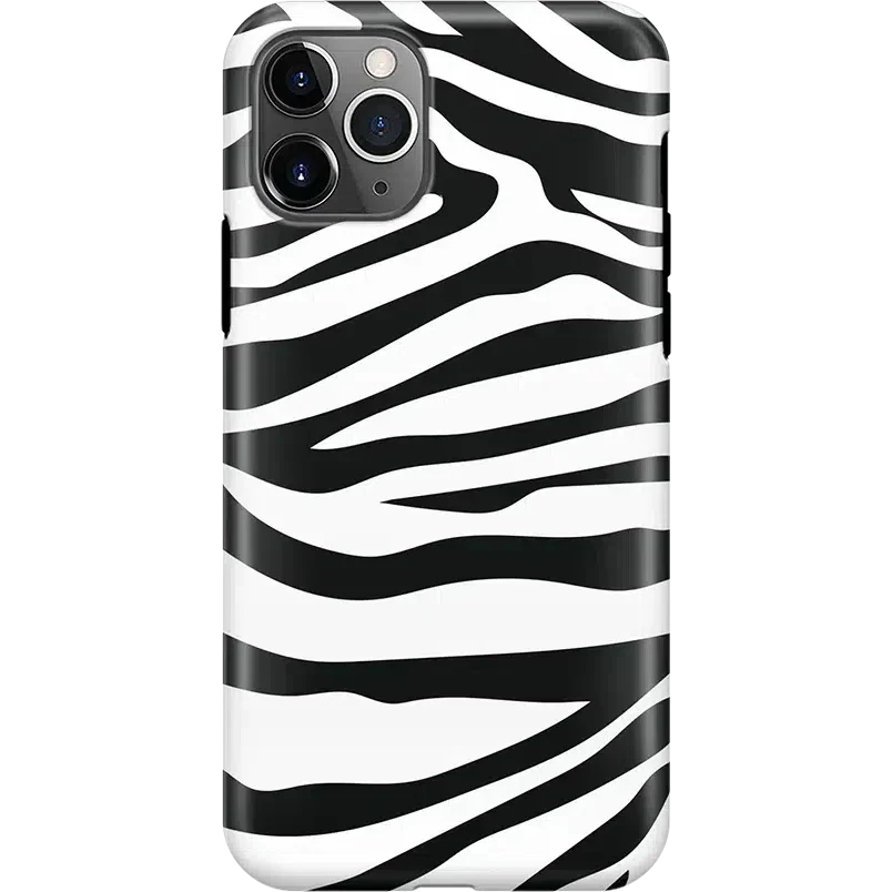 Into the Wild | Zebra Print Case iPhone Case get.casely Classic iPhone 11 Pro Max 