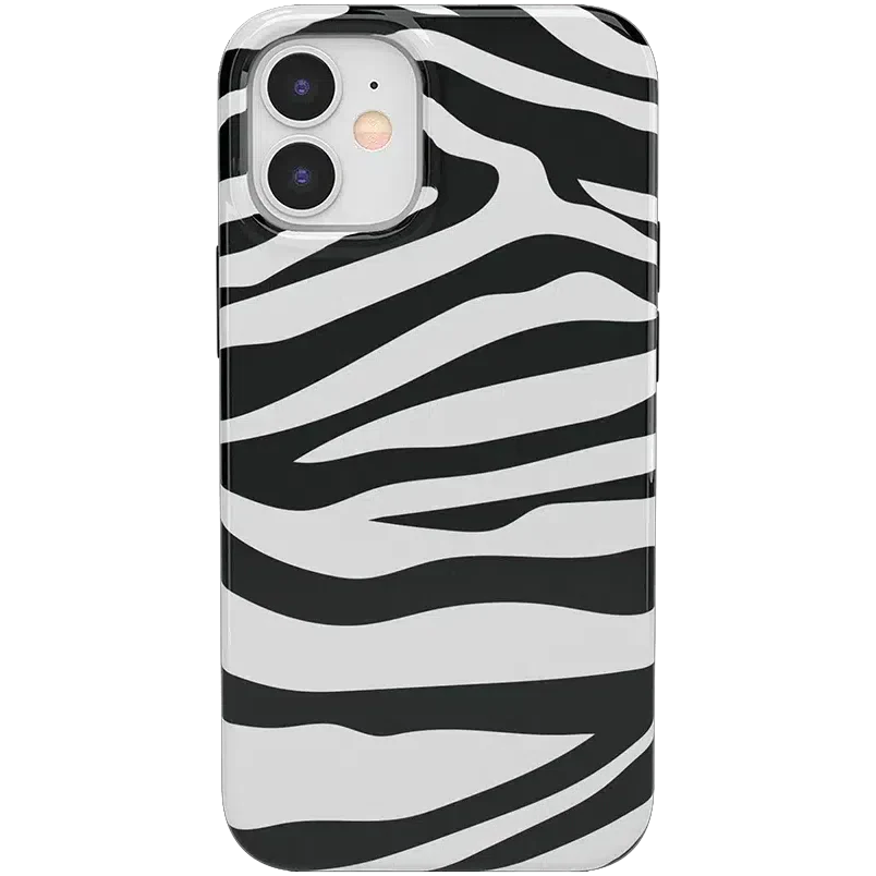 Into the Wild | Zebra Print Case iPhone Case get.casely Classic iPhone 12 Mini 