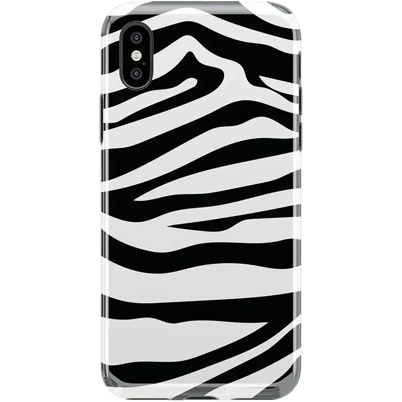 Into the Wild | Zebra Print Case iPhone Case get.casely Classic iPhone XS Max 
