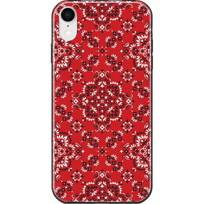 I'm with the Band | Red Bandana Print Case iPhone Case get.casely Classic iPhone XS Max 