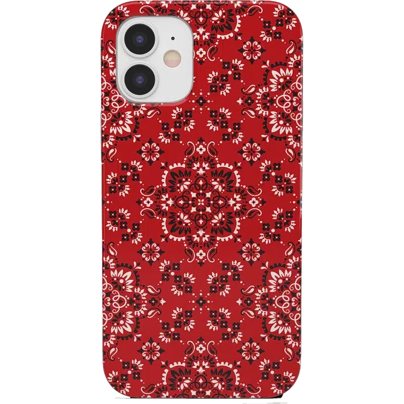 I'm with the Band | Red Bandana Print Case iPhone Case get.casely Classic iPhone 11 