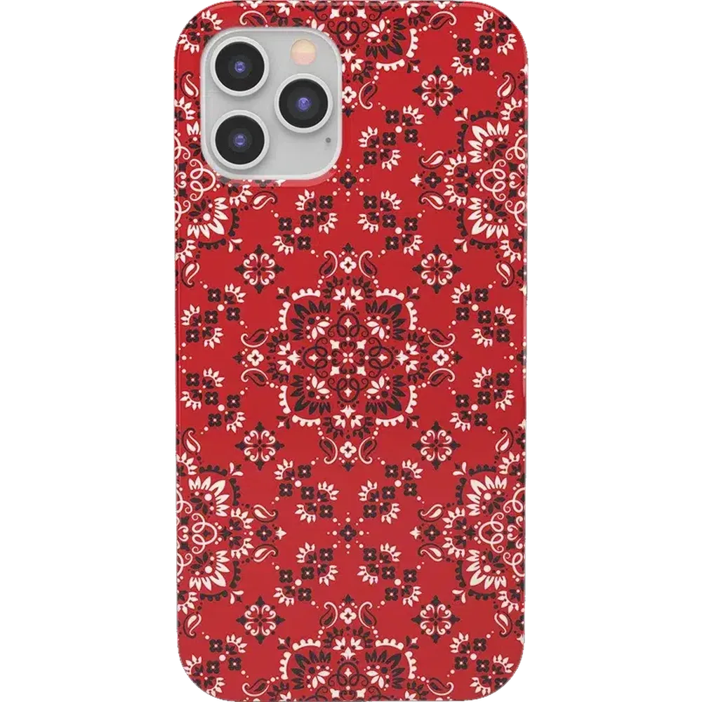 I'm with the Band | Red Bandana Print Case iPhone Case get.casely Classic iPhone 11 Pro Max 