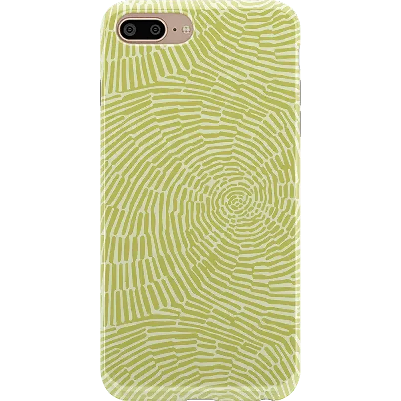 Swirl Away | Tea Green Geometric Case iPhone Case get.casely Classic iPhone 6/7/8 Plus 