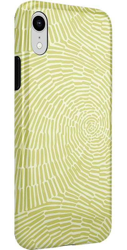 Swirl Away | Tea Green Geometric Case