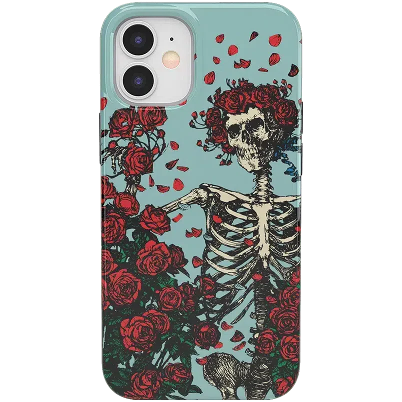 Forever Grateful | Grateful Dead Skeleton Floral Case iPhone Case Grateful Dead Classic iPhone 12