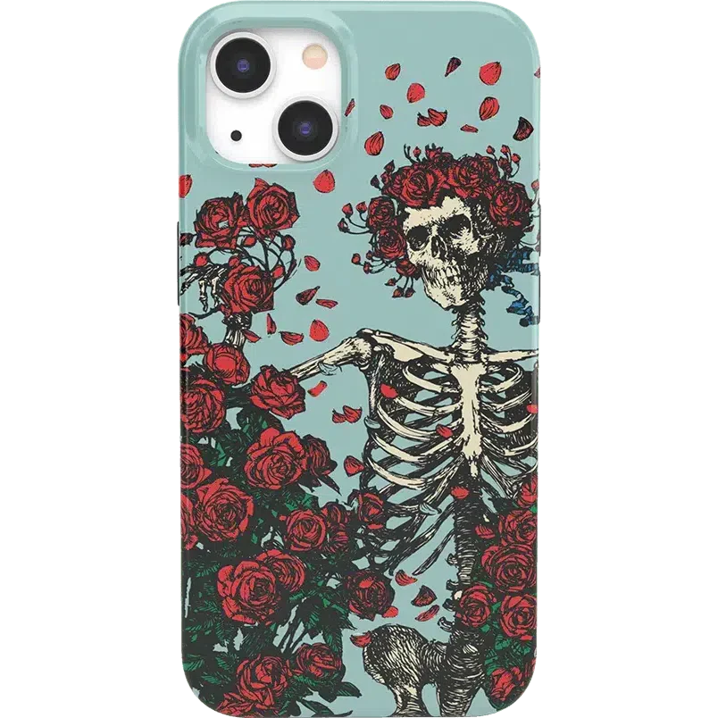 Forever Grateful | Grateful Dead Skeleton Floral Case iPhone Case Grateful Dead Classic iPhone 13 Mini