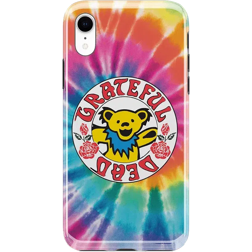 On Tour | Grateful Dead Tie Dye Sticker Case iPhone Case Grateful Dead Classic iPhone XR 