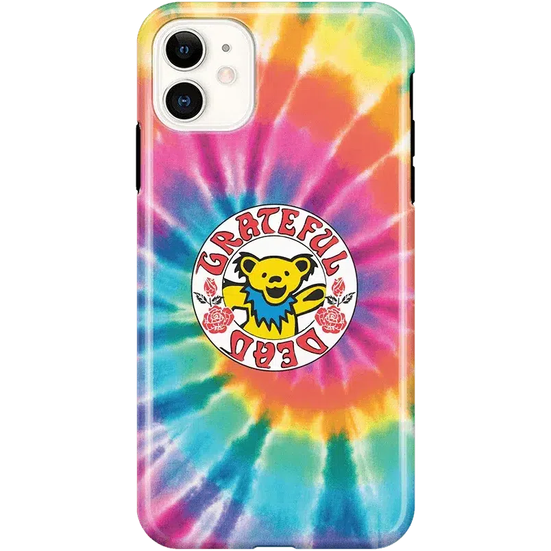 On Tour | Grateful Dead Tie Dye Sticker Case iPhone Case Grateful Dead Classic iPhone 11 