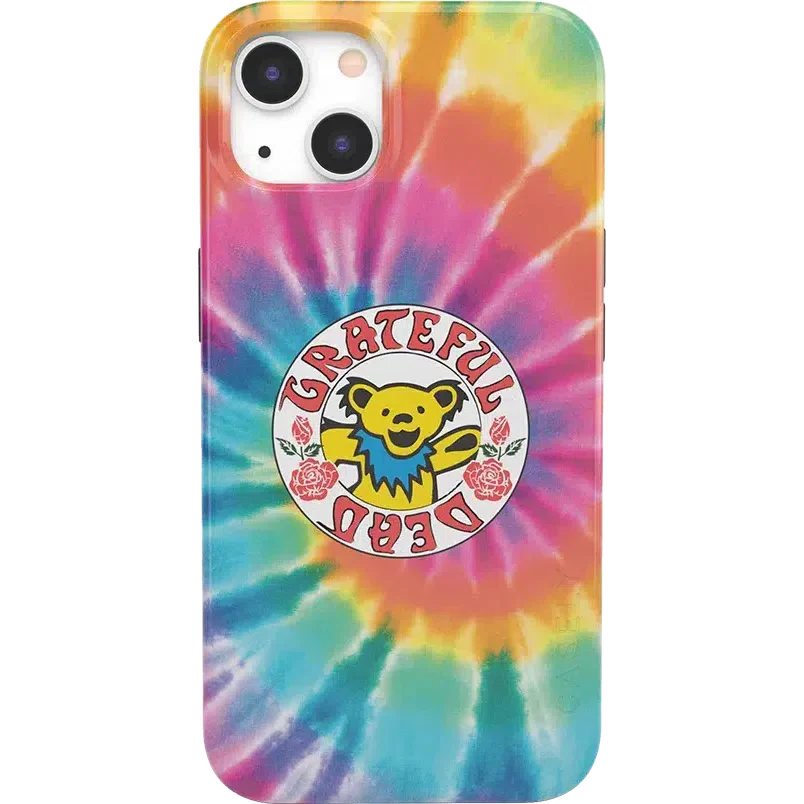 On Tour | Grateful Dead Tie Dye Sticker Case iPhone Case Grateful Dead Classic + MagSafe® iPhone 13 