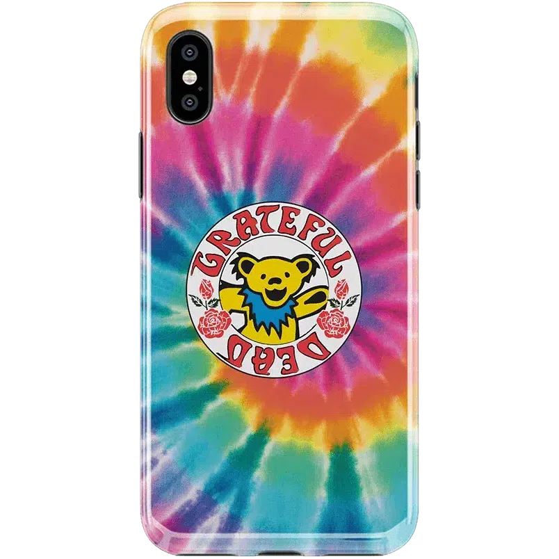 On Tour | Grateful Dead Tie Dye Sticker Case iPhone Case Grateful Dead Classic iPhone XS Max 