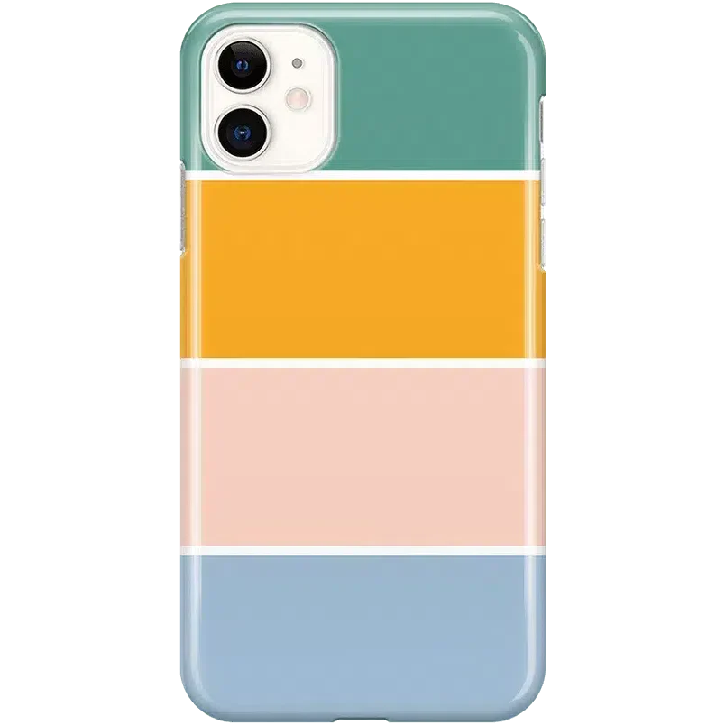 Paint The Town | Colorblock Stripes Case iPhone Case get.casely Classic iPhone 11 
