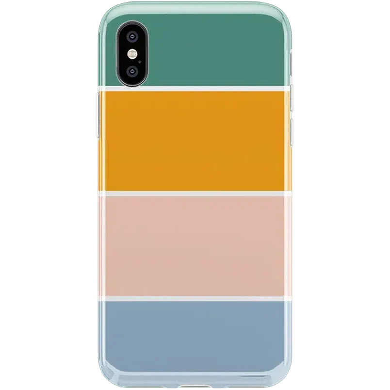 Paint The Town | Colorblock Stripes Case iPhone Case get.casely Classic iPhone XS Max 