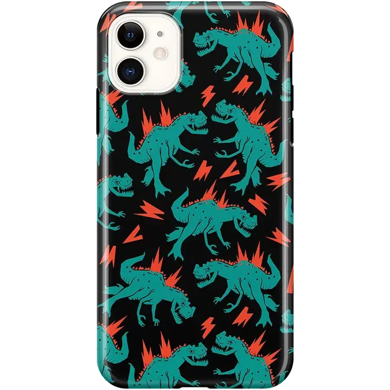 You're Dino-mite | Green Dinosaur Case iPhone Case get.casely Classic iPhone 11 