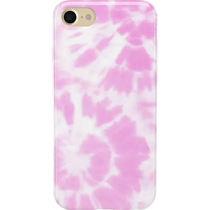 Down for Whatever | Light Pink Tie Dye Case iPhone Case get.casely Classic iPhone SE (2020 & 2022) 