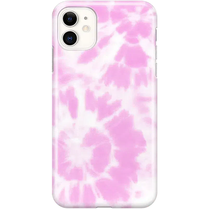 Down for Whatever | Light Pink Tie Dye Case iPhone Case get.casely Classic iPhone 11 