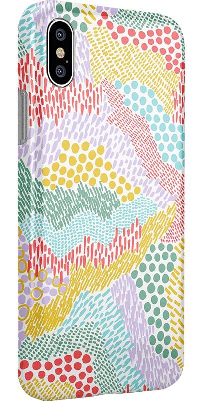 Color Me Happy | Pattern Colorblock Case