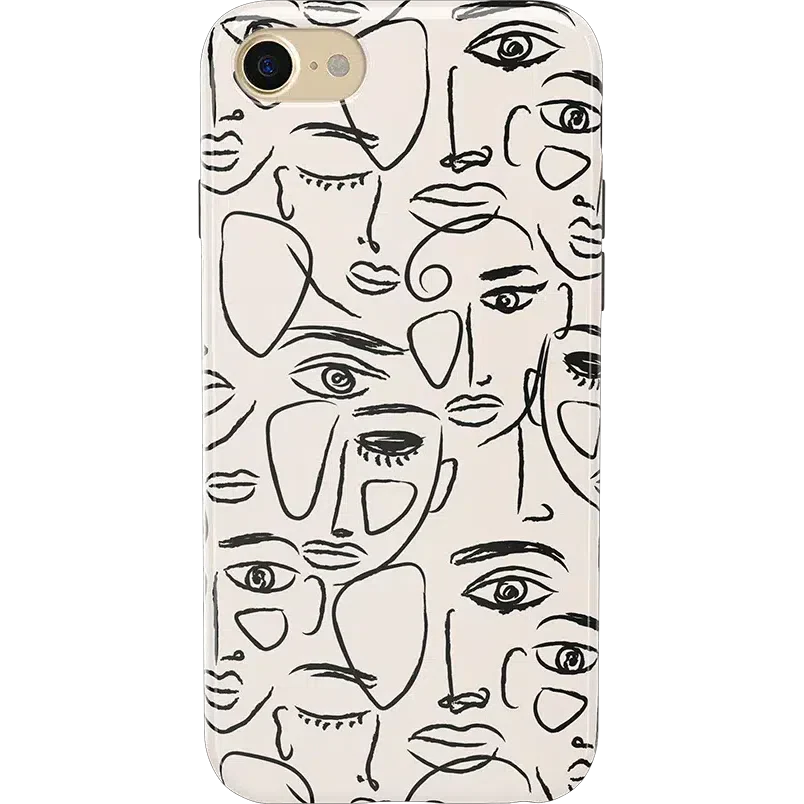 We're All Human | Minimal Face Art Case iPhone Case get.casely Classic iPhone SE (2020 & 2022) 