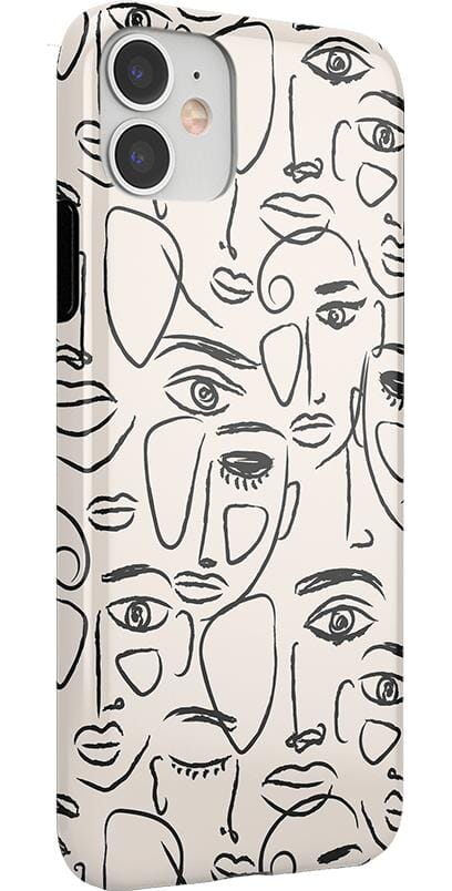 We're All Human | Minimal Face Art Case