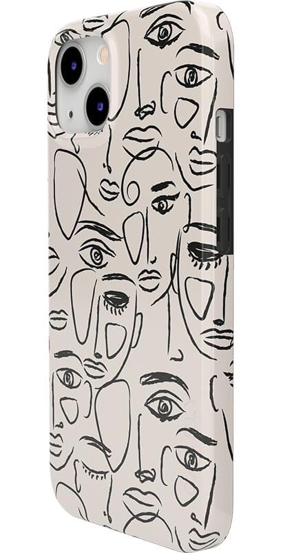 We're All Human | Minimal Face Art Case